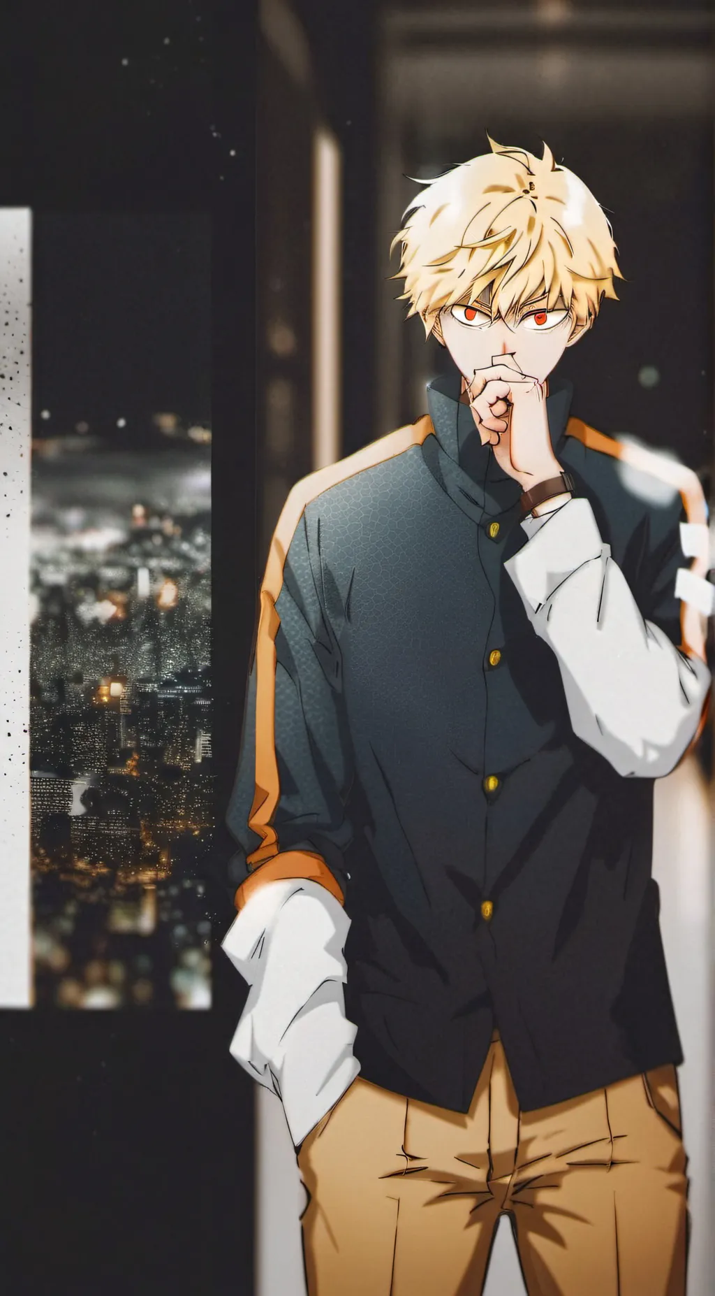 ai character: Bakugo  background