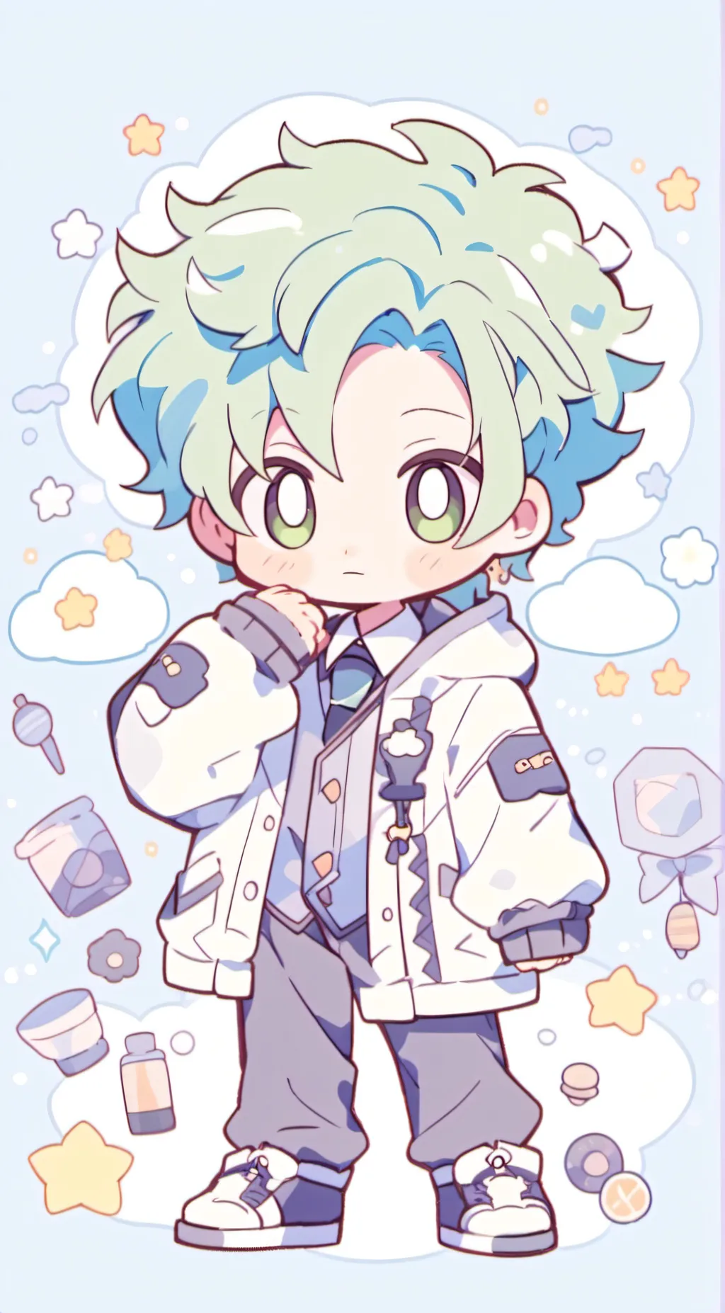 ai character: Max background