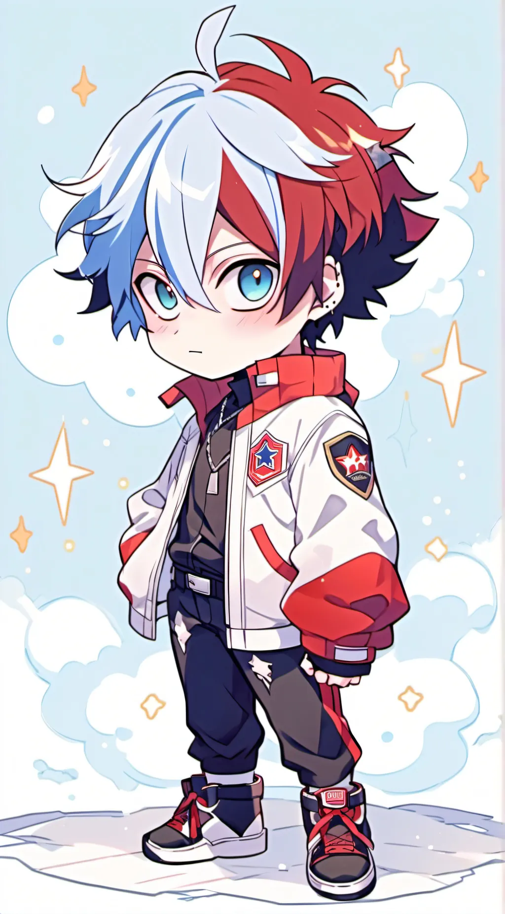 ai character:  bestie todoroki background