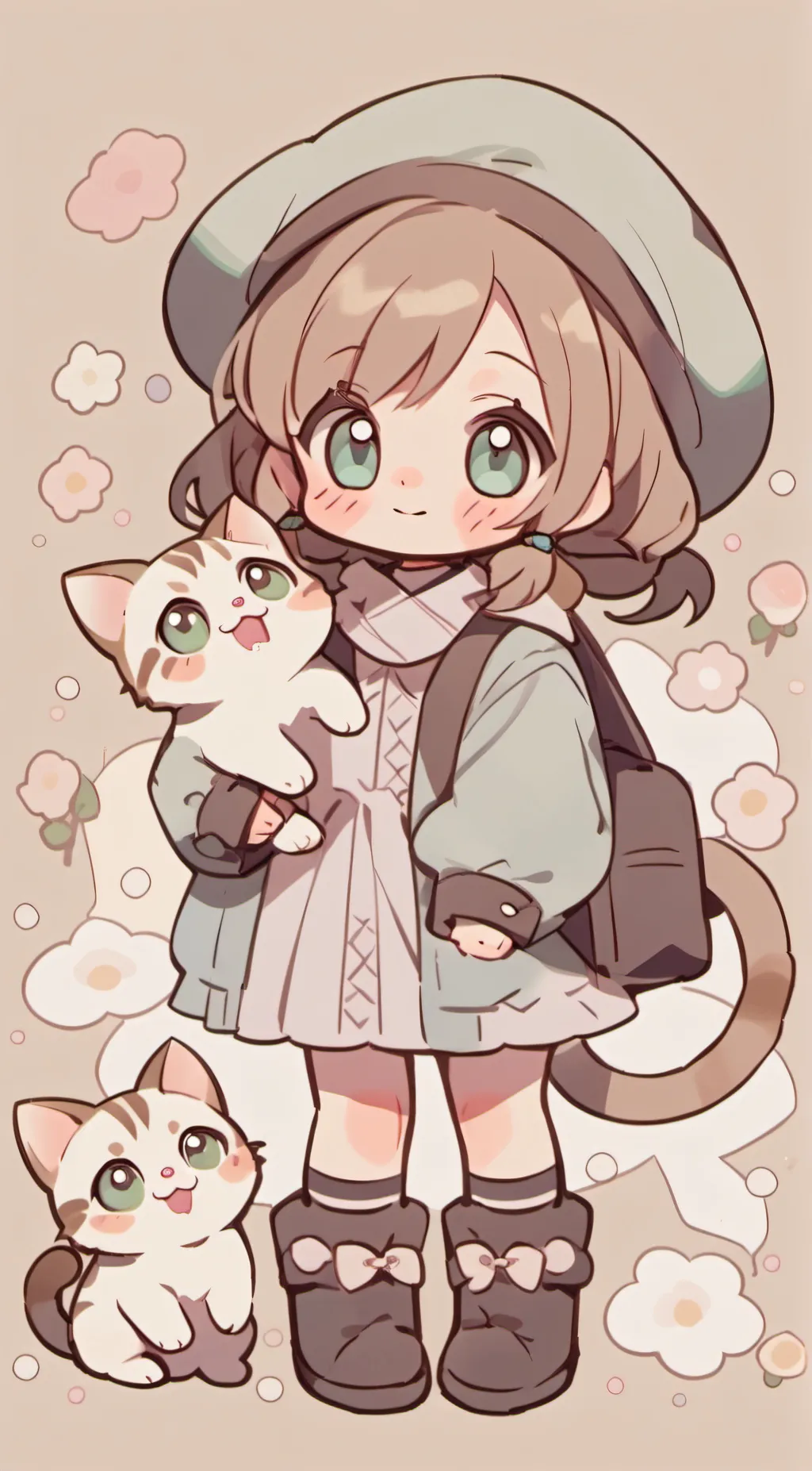 ai character: Braelynn,chloe,tea background