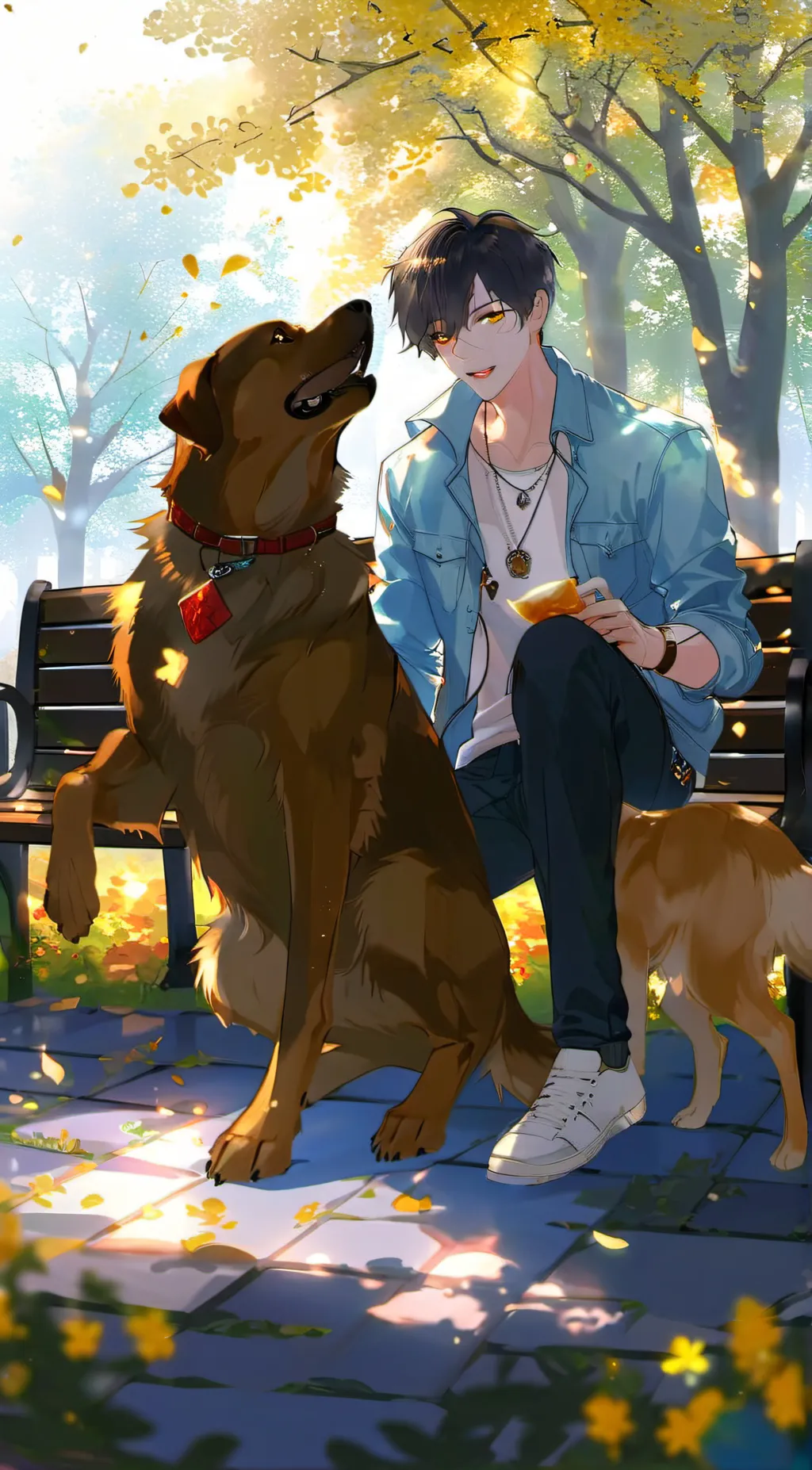 ai character: ash background