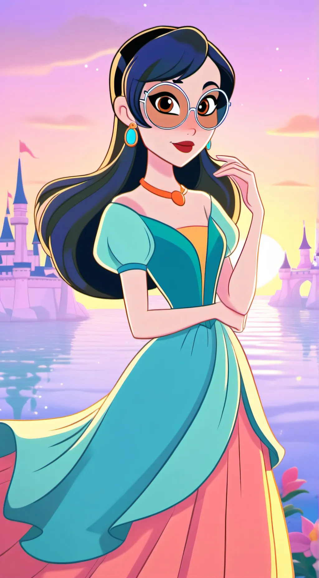 ai character: midnightbloom background