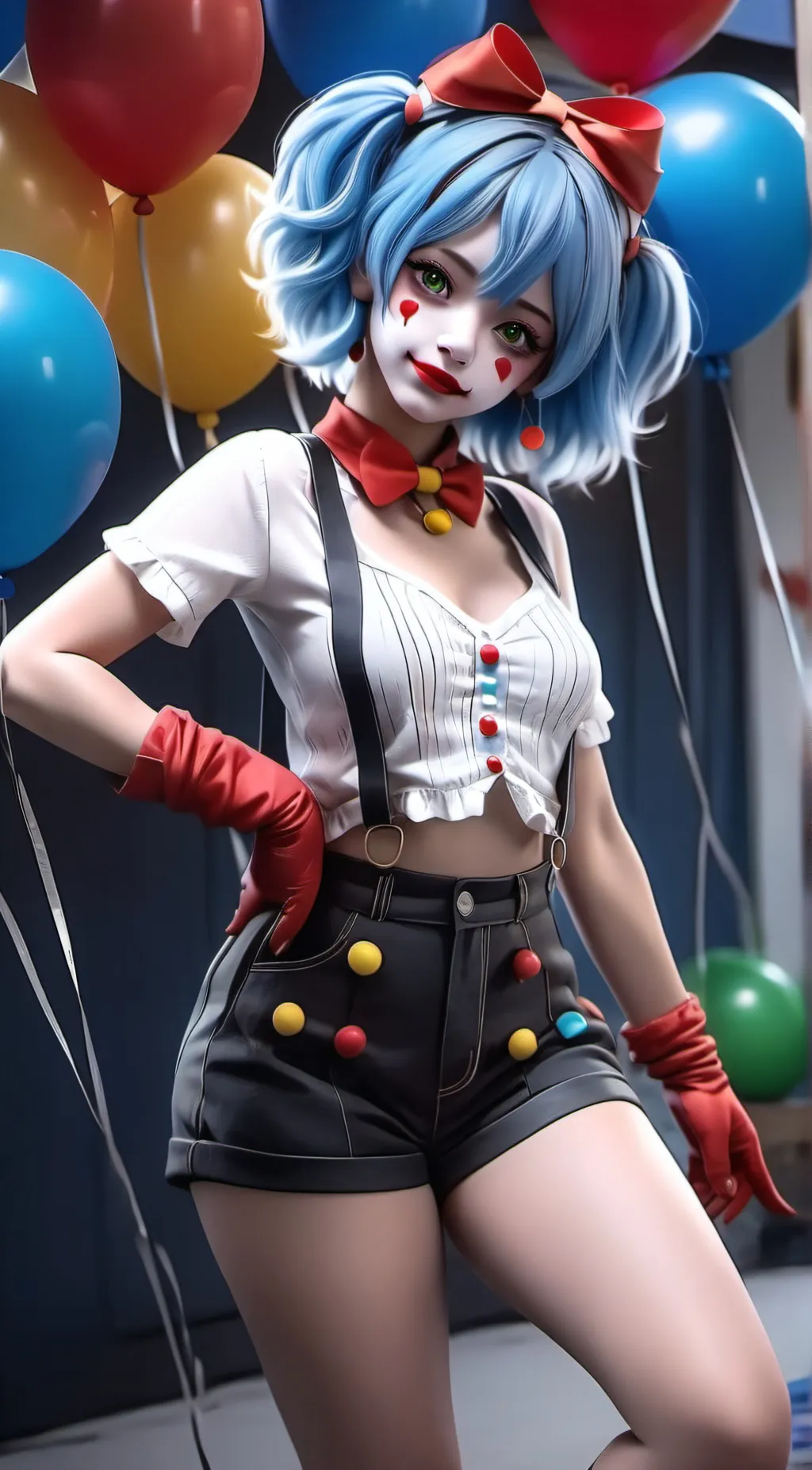 ai character: Kylie The Clown background