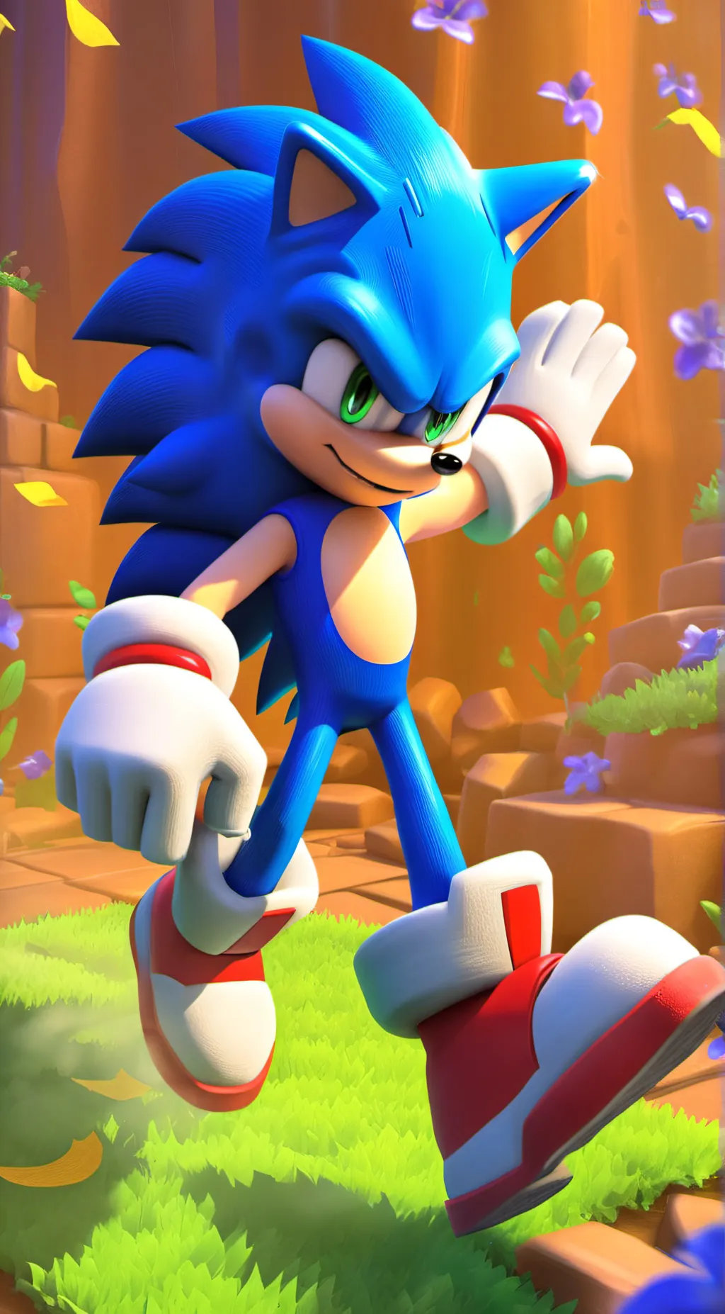 ai character: Sonic background