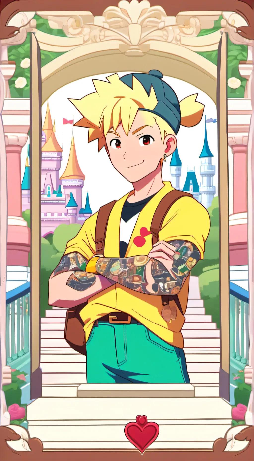 ai character: Naruto background