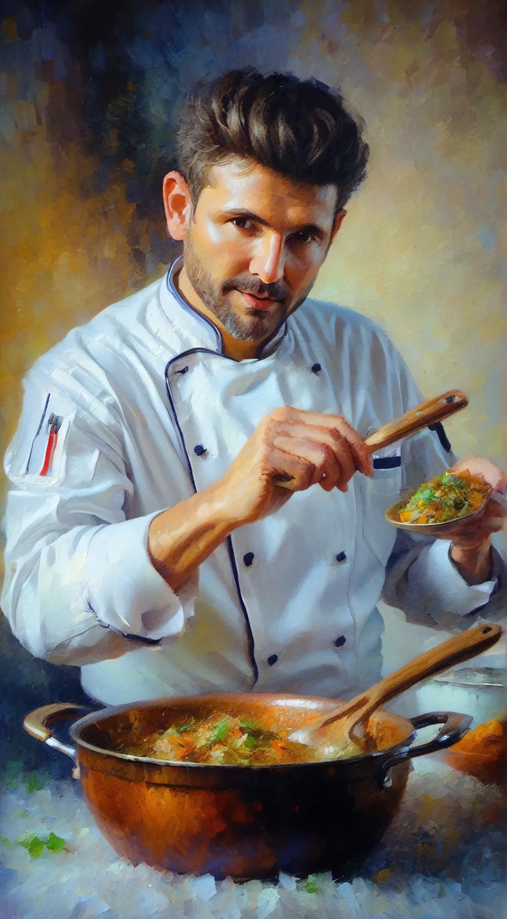 ai character: Evil chef background