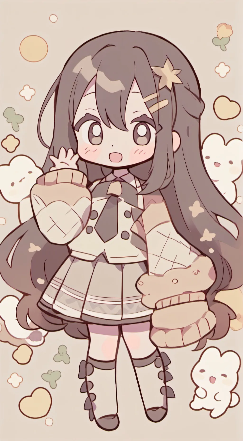 ai character: izzy background