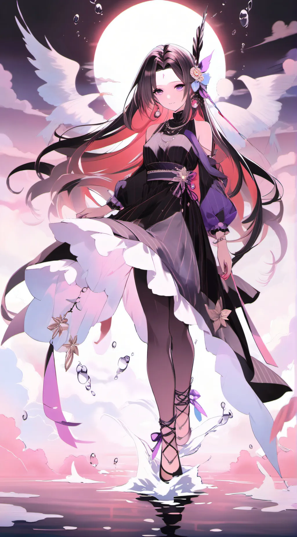 ai character: zendea background