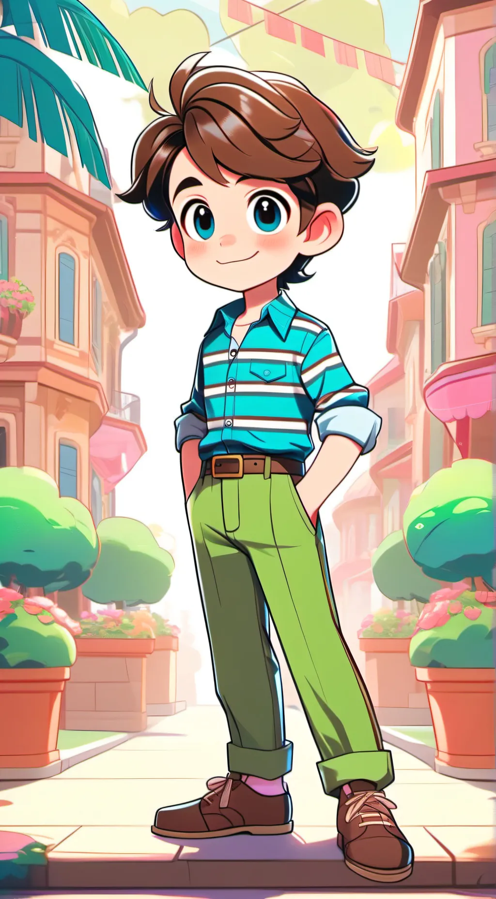 ai character: My brother  background