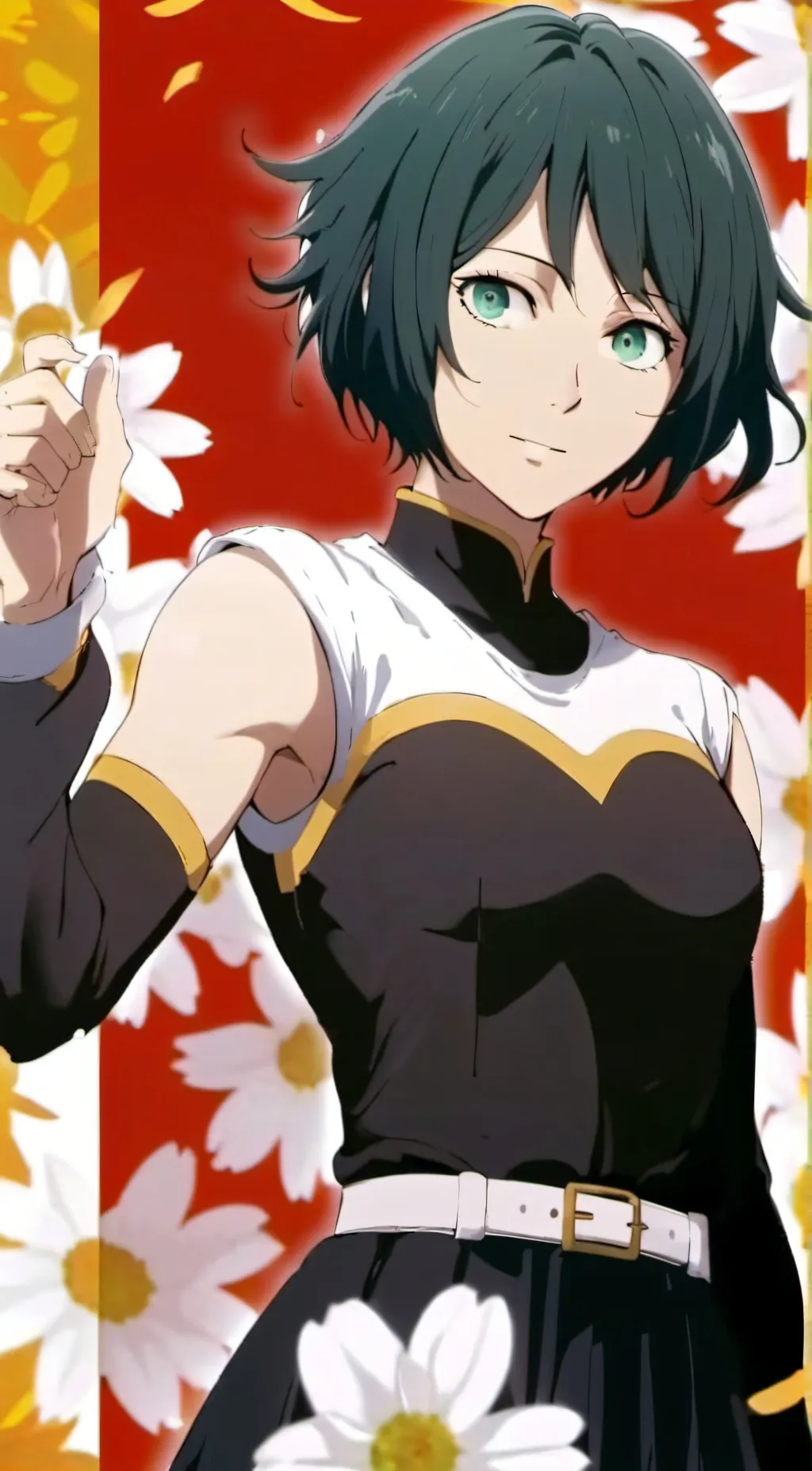 ai character: Fubuki x tatsumaki background