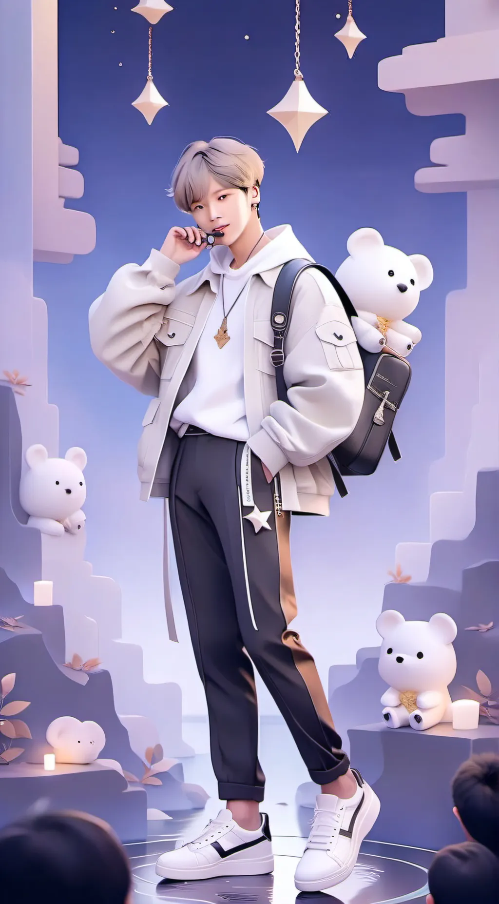 ai character: BTS background