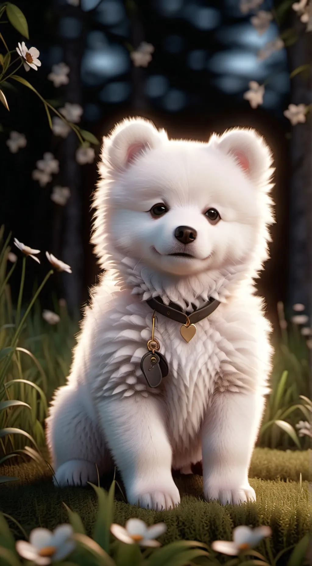 ai character: Fluffy  background