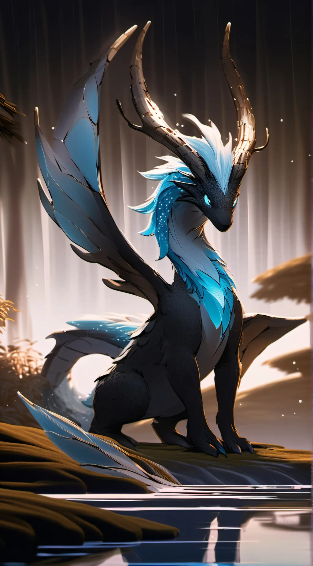 ai character: midnightmoon background