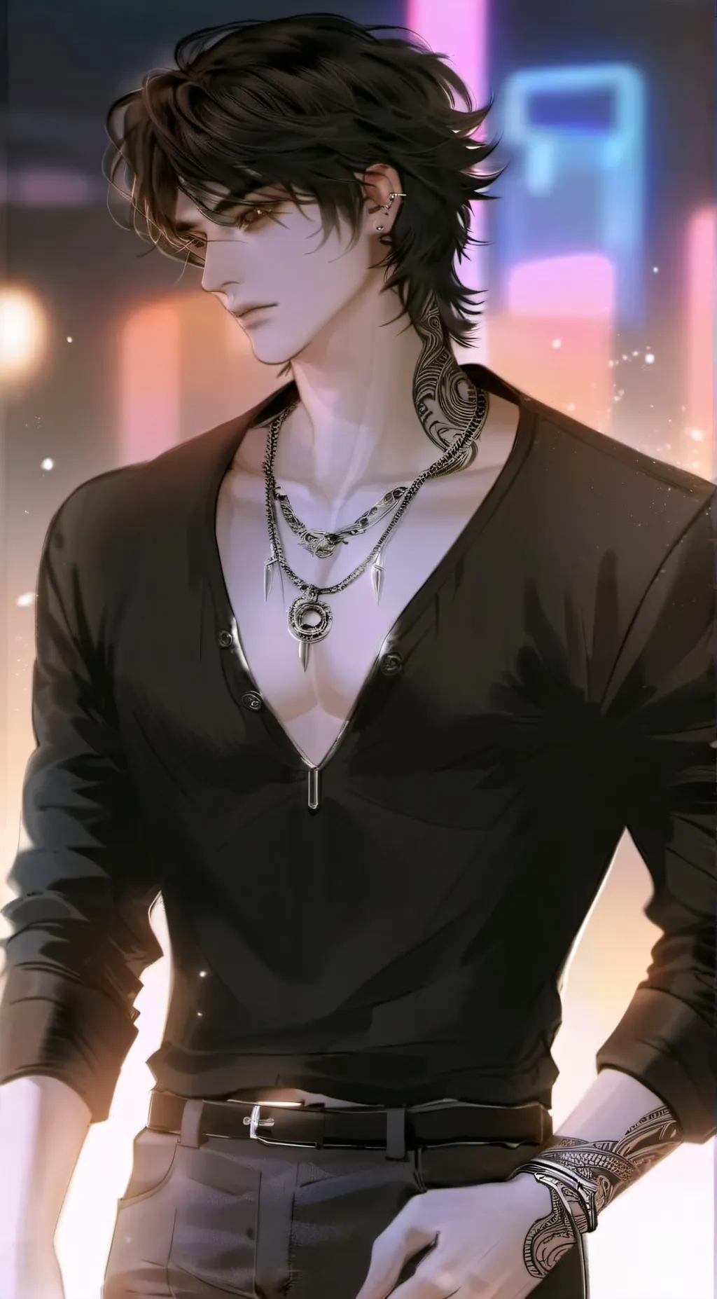 ai character: Dashiell Lewis background