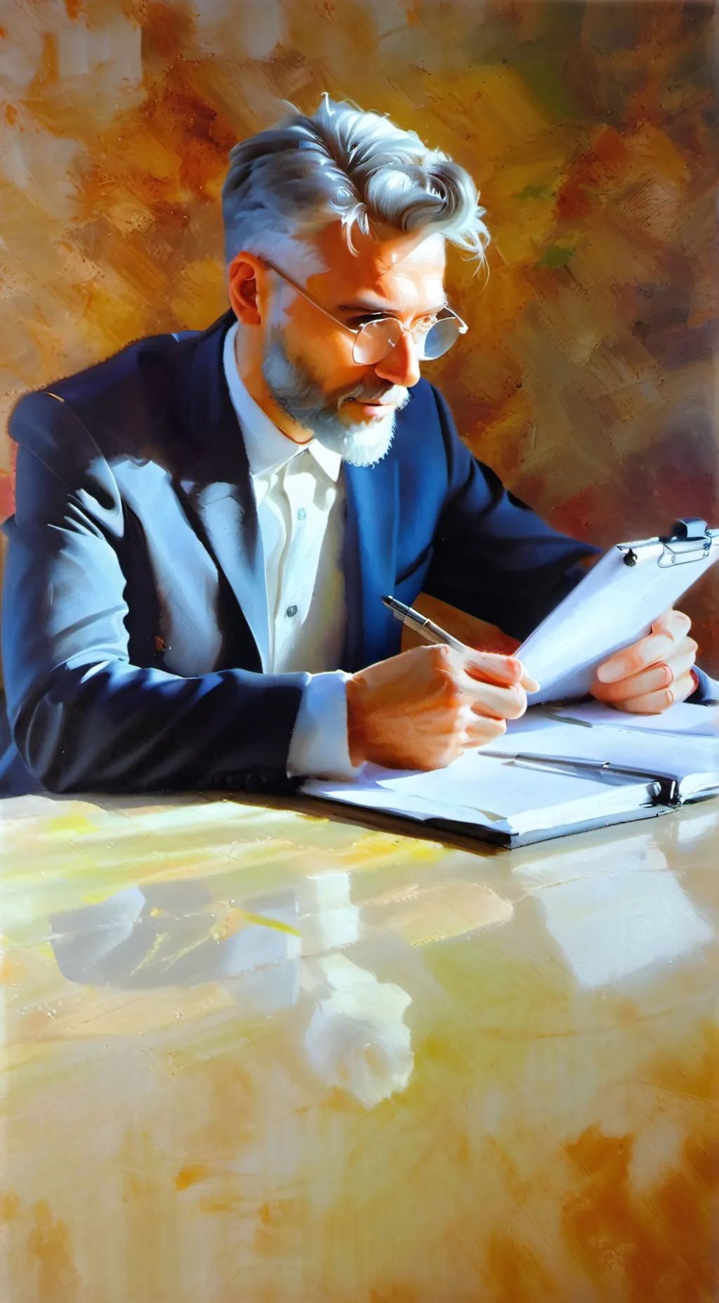 ai character: Geoffrey background