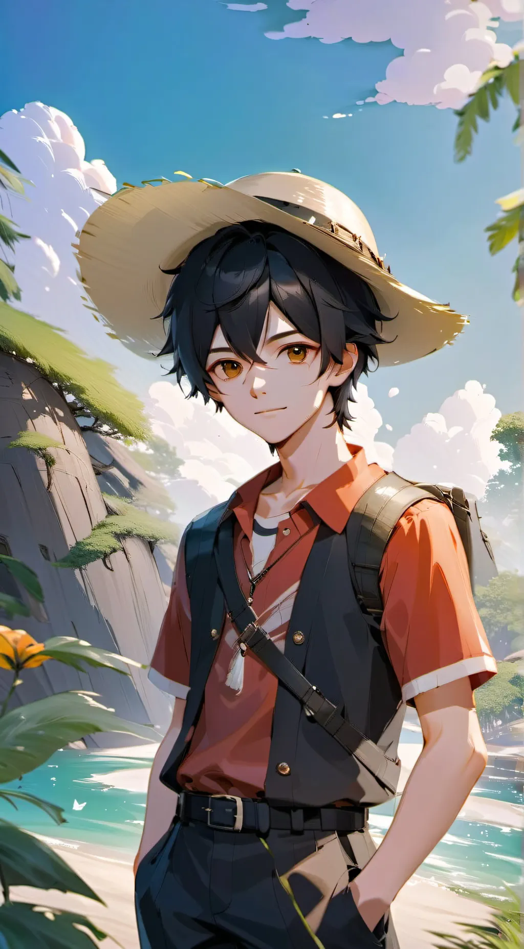 ai character: Strawhat Pirates  background