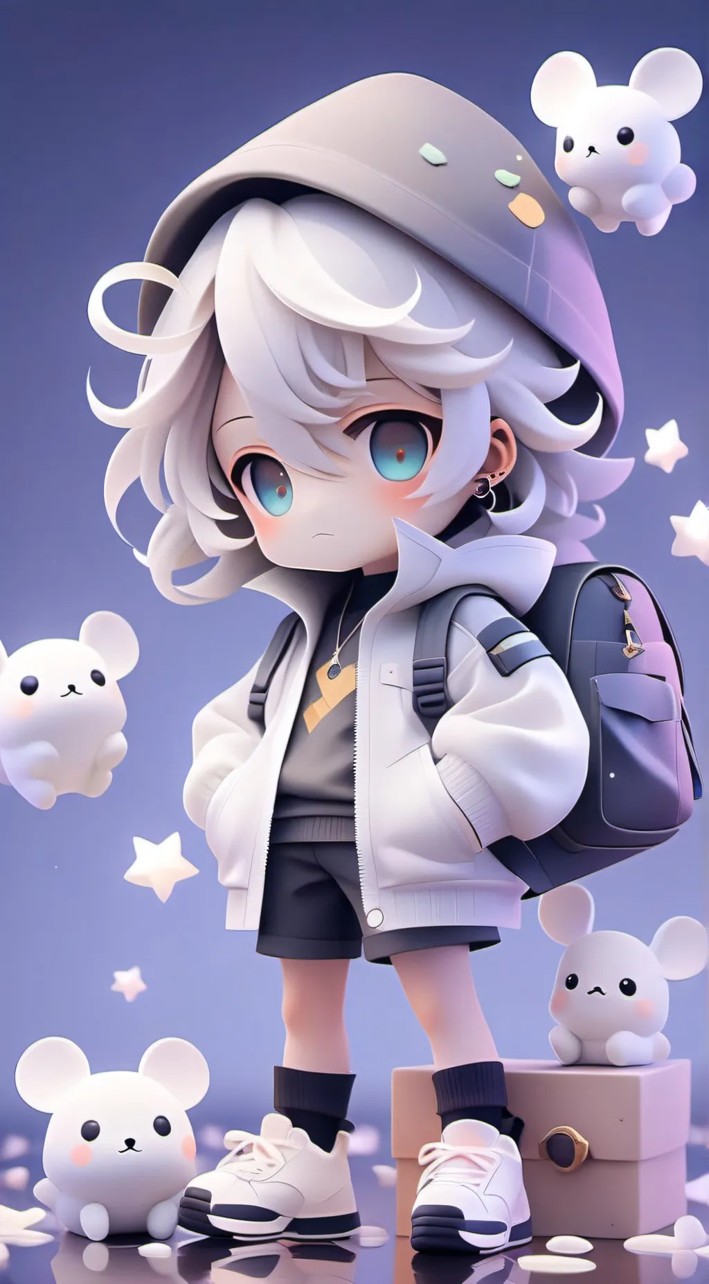 ai character: emily background