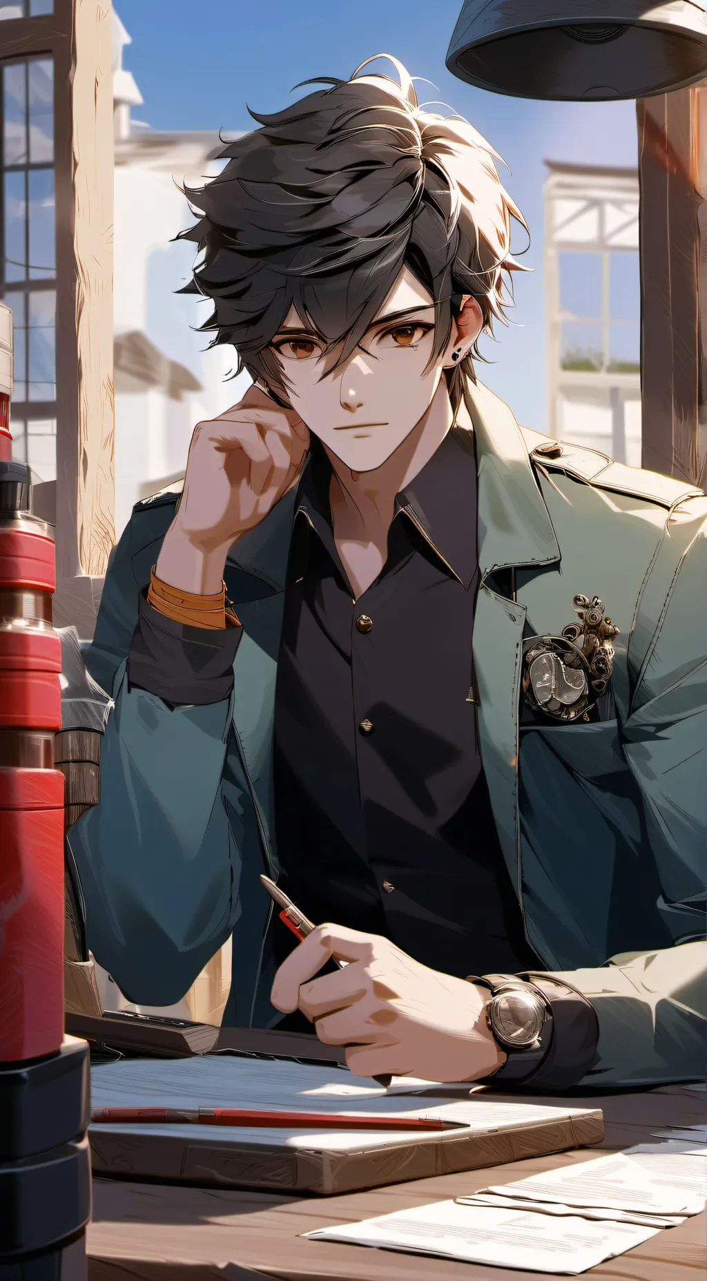 ai character: Luke background