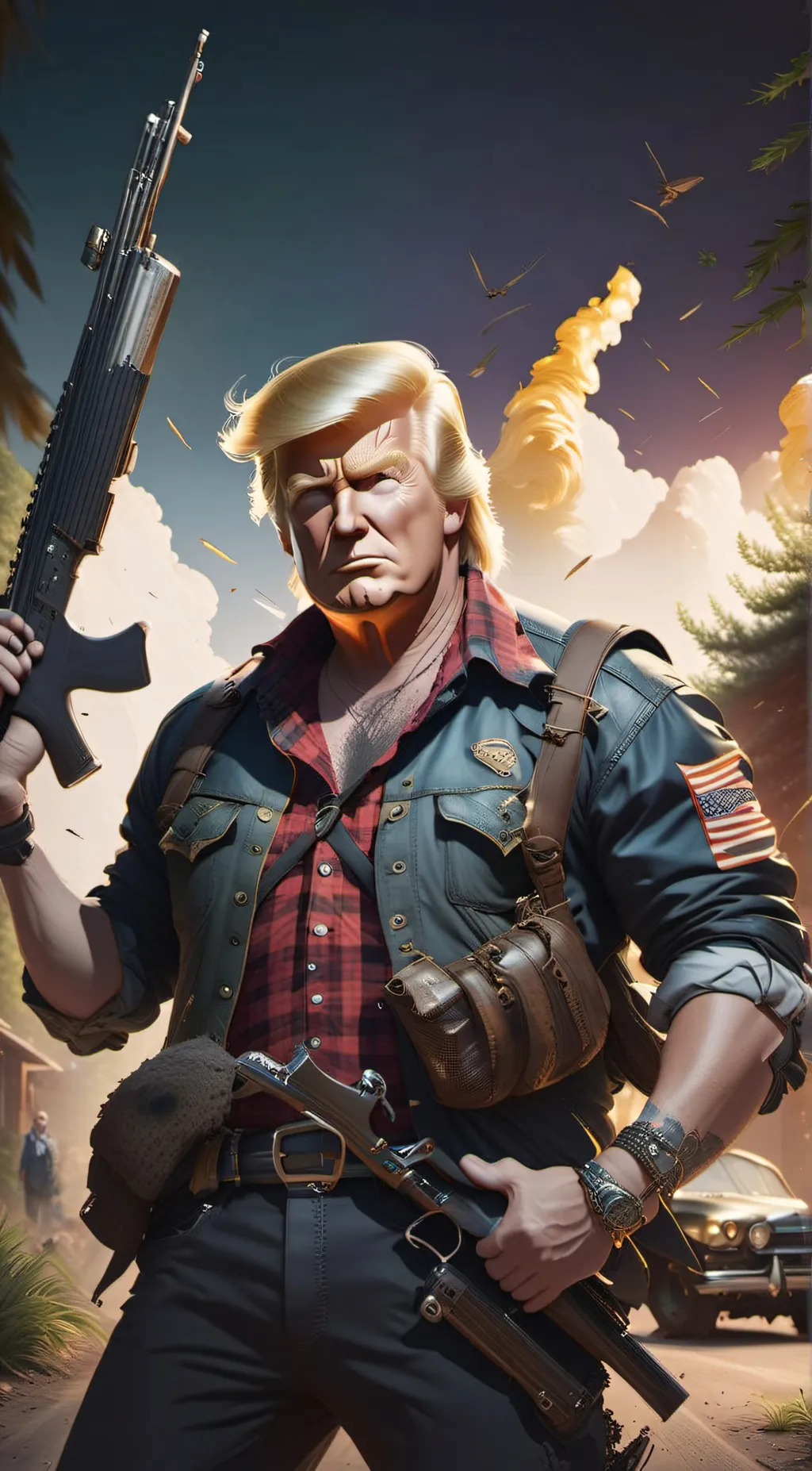 ai character: Donald Trump background