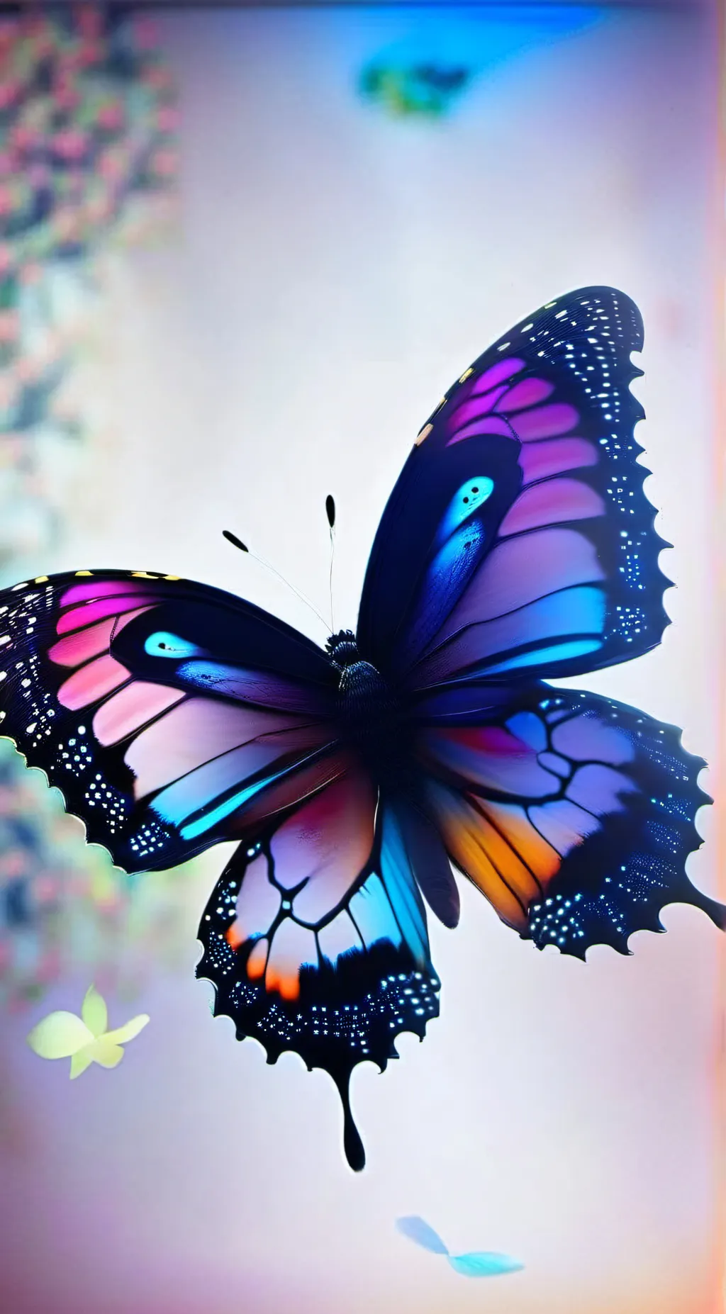 ai character: Zodiac butterfly background