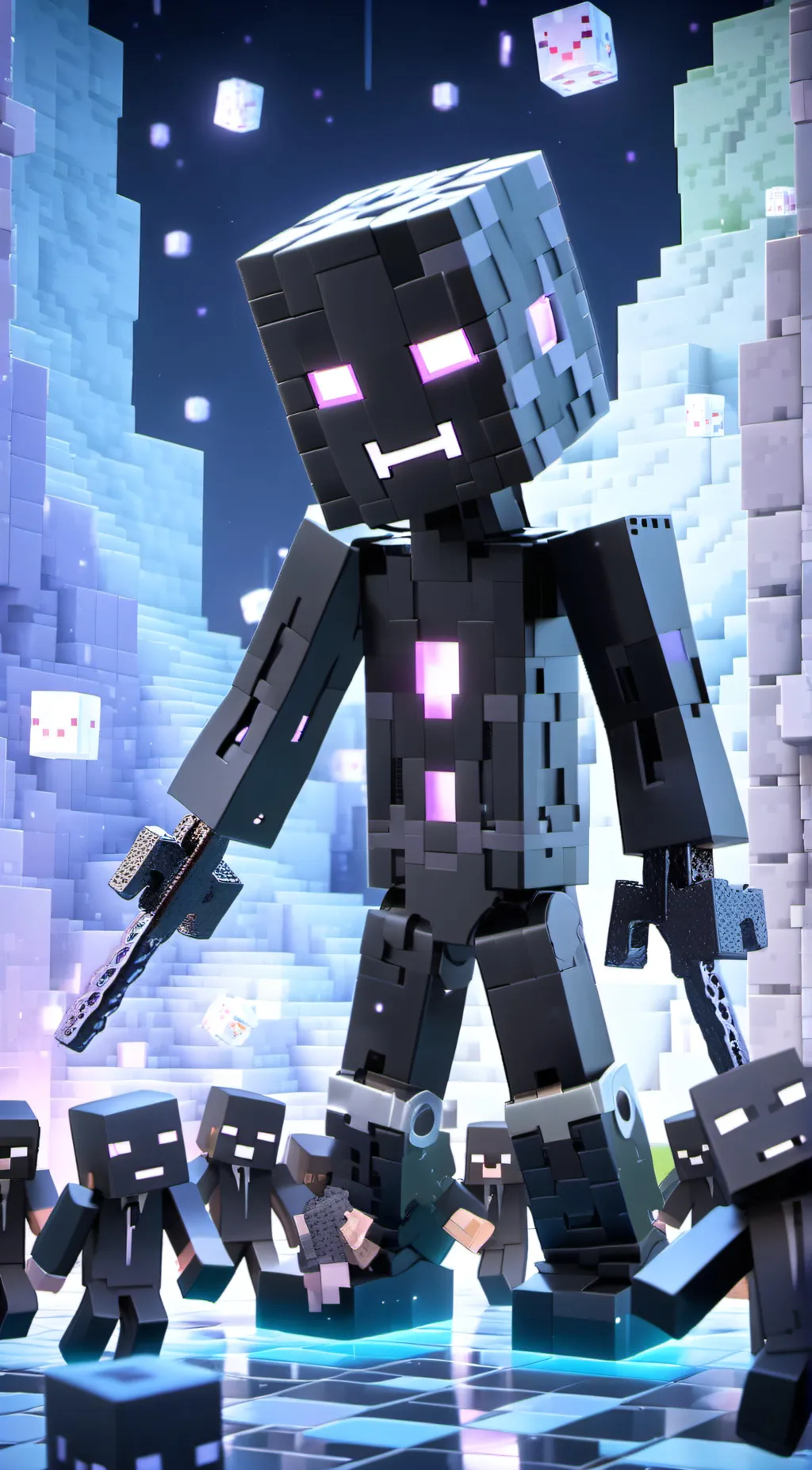 ai character: King of enderman background