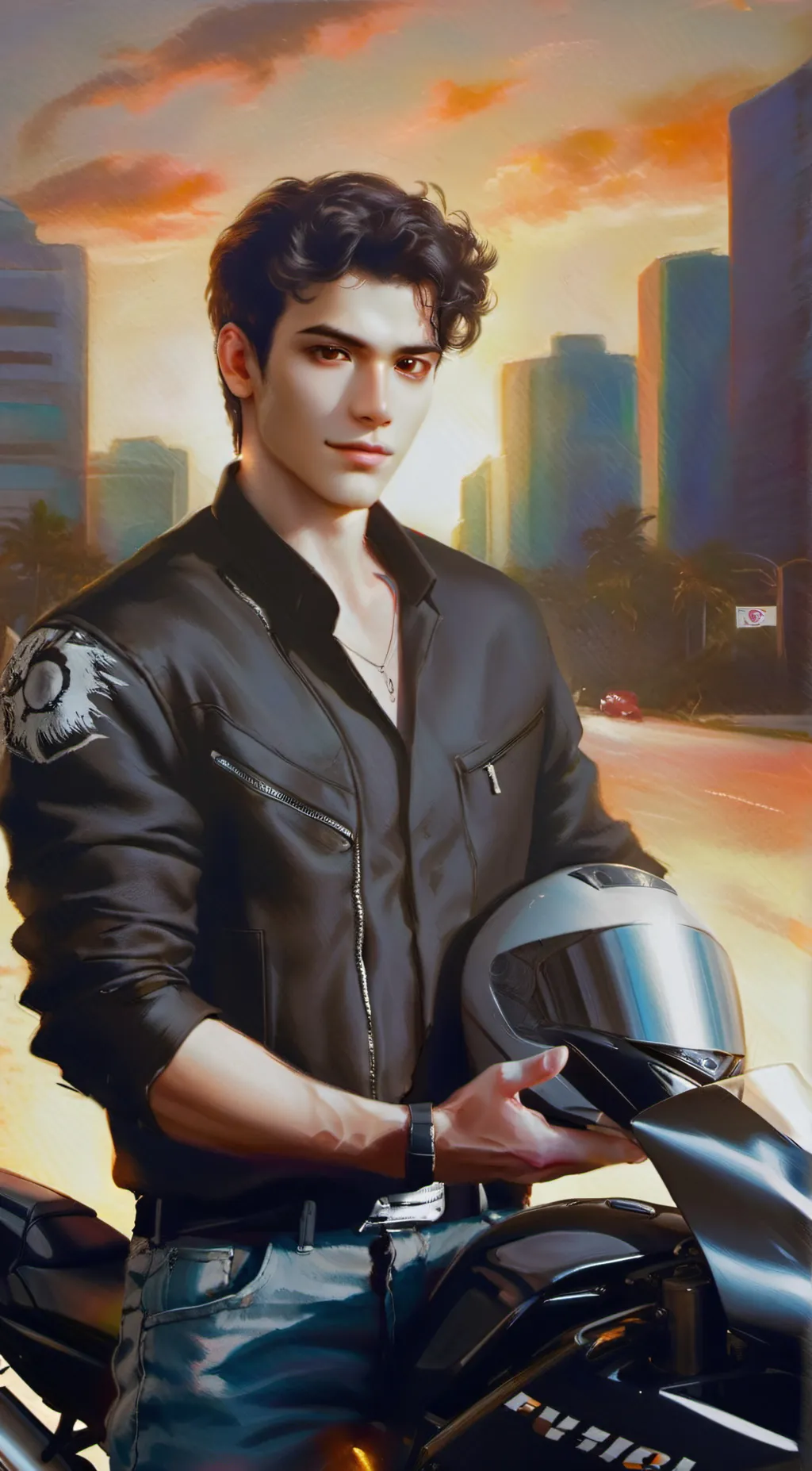 ai character: Caleb Thorn background