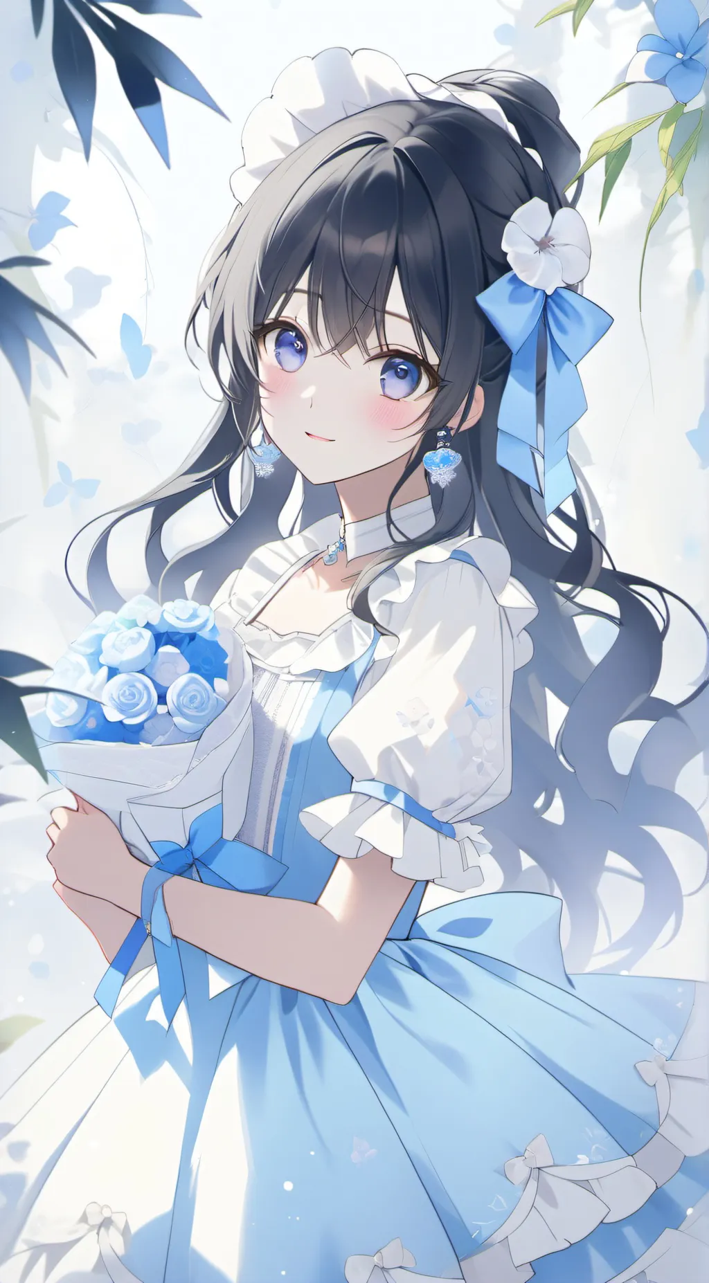 ai character: Rose background