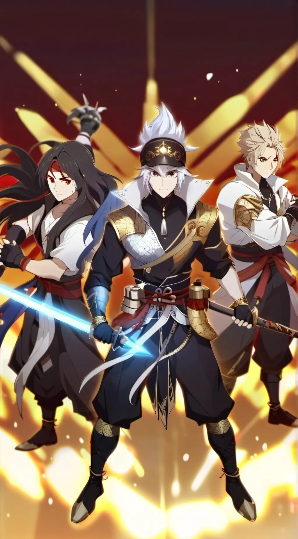 ai character: elemental warriors background