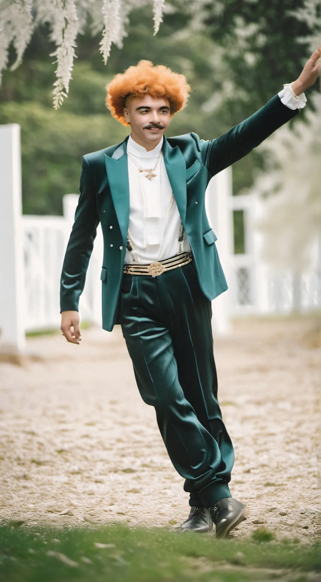 ai character: ice spice as a boy background