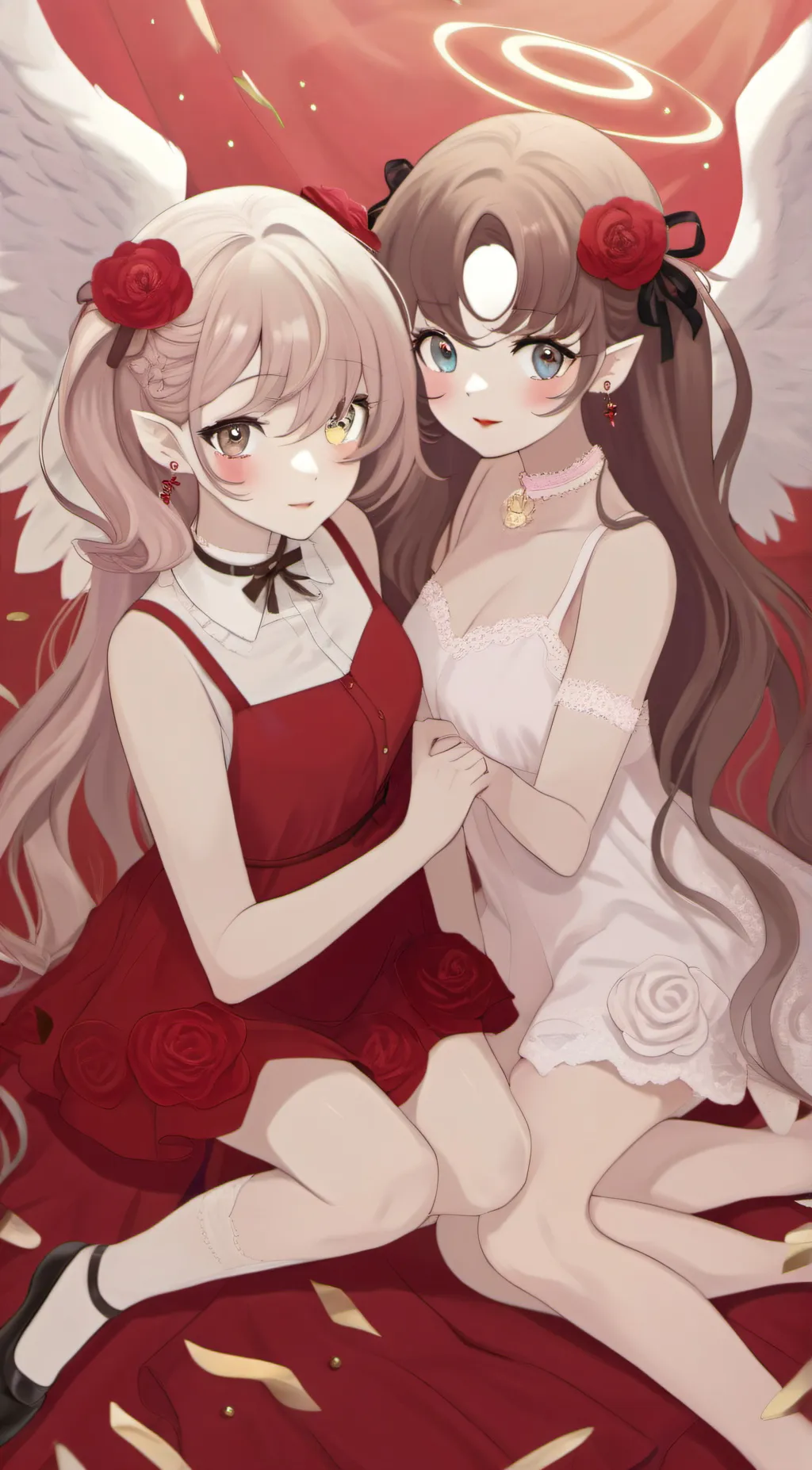 ai character: luna and sol background