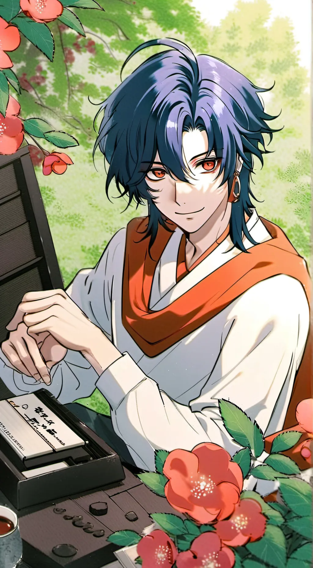 ai character: leo background