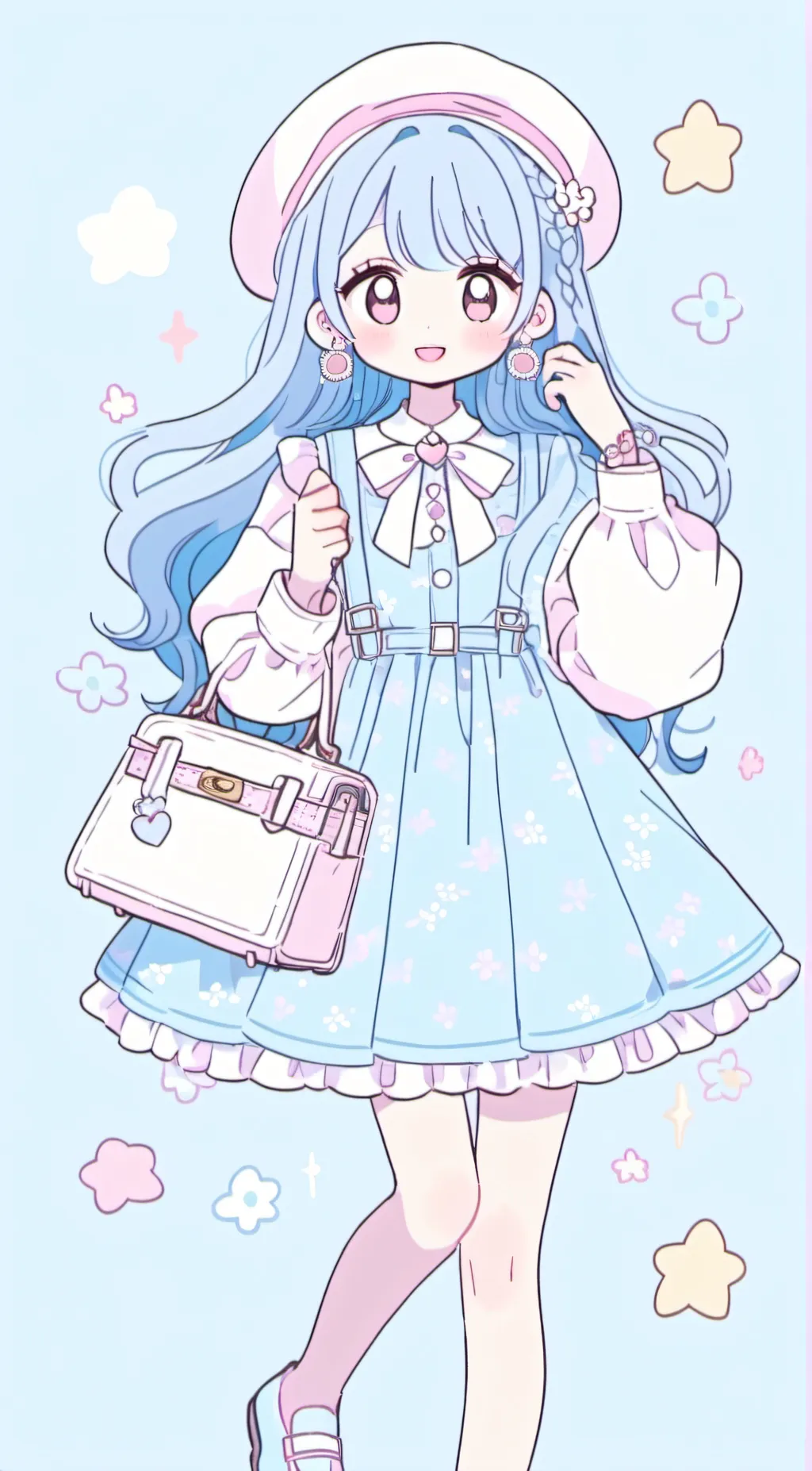 ai character: Angeldust x Nkki  background