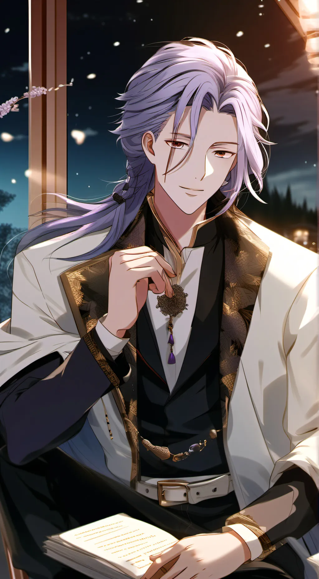 ai character: Fenn Luxure background