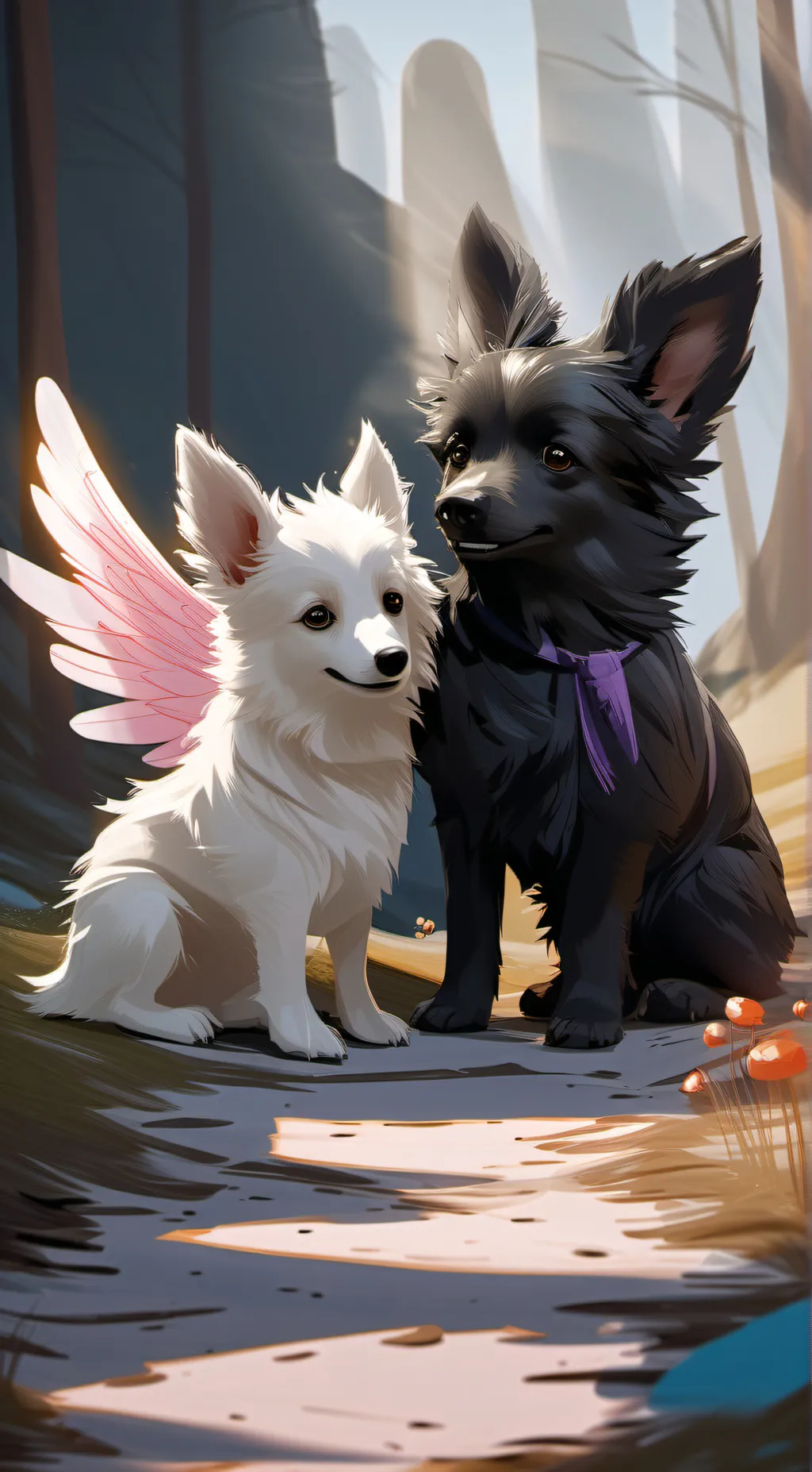 ai character: Rainbow friends background