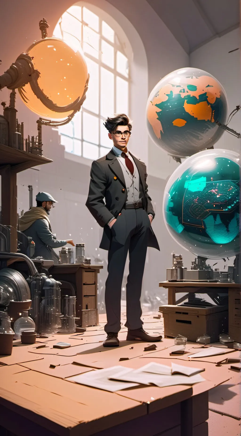 ai character: Mister  background