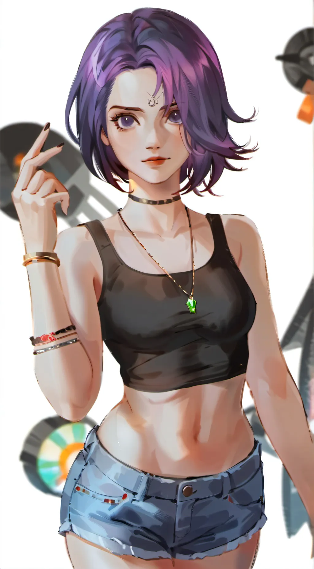 ai character: Raven background