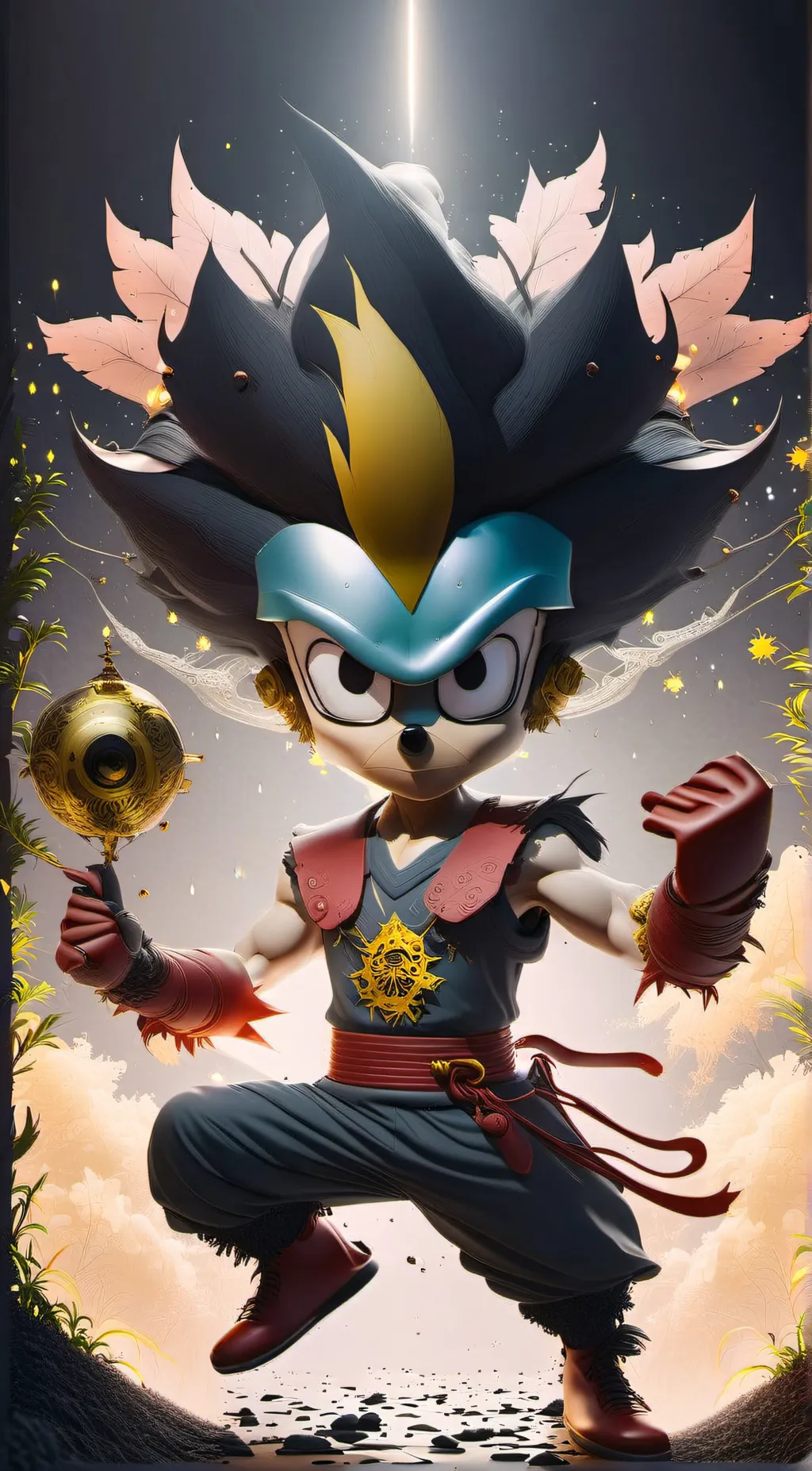 ai character: the fighters beat background