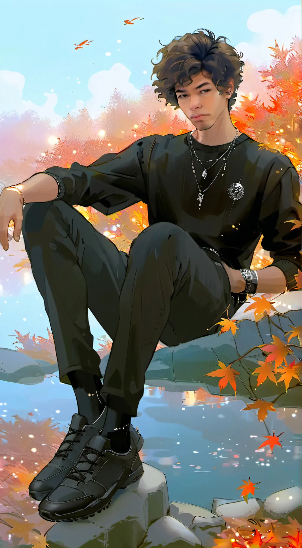 ai character: Jayden  background