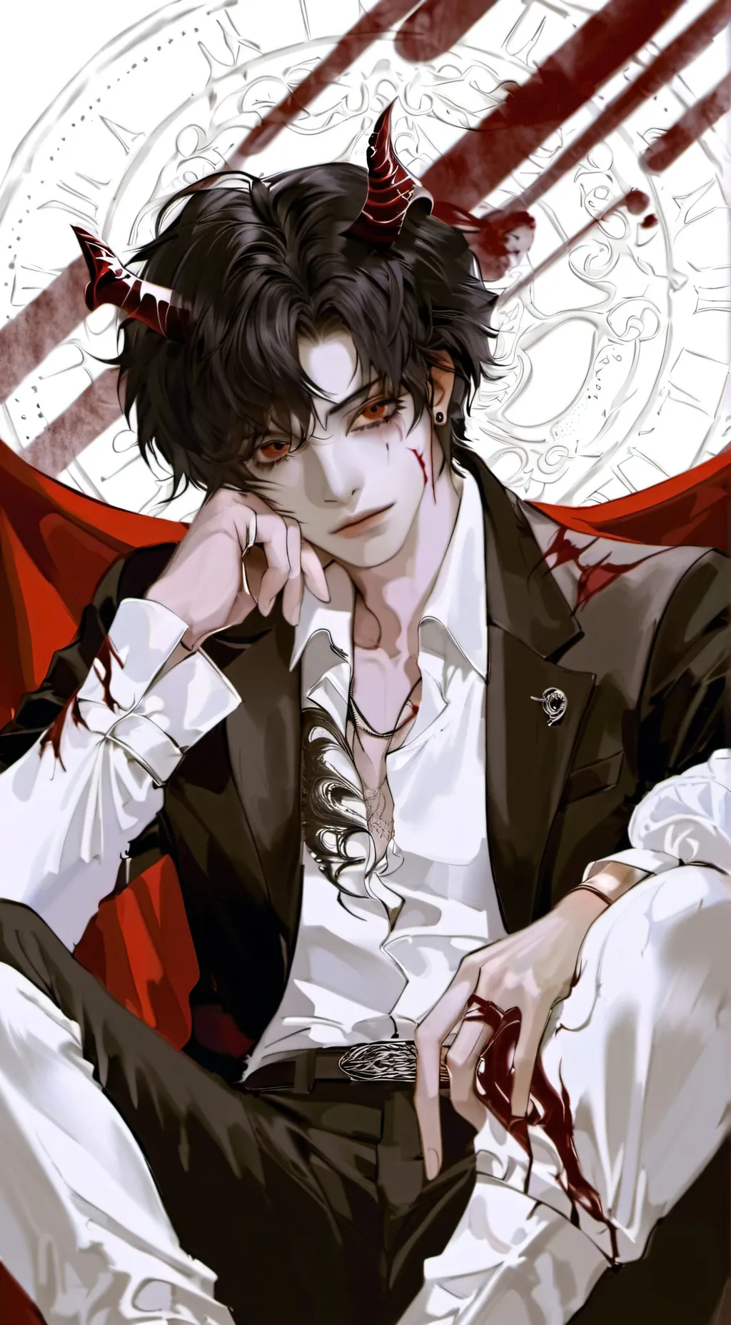 ai character: °•Damon•° background