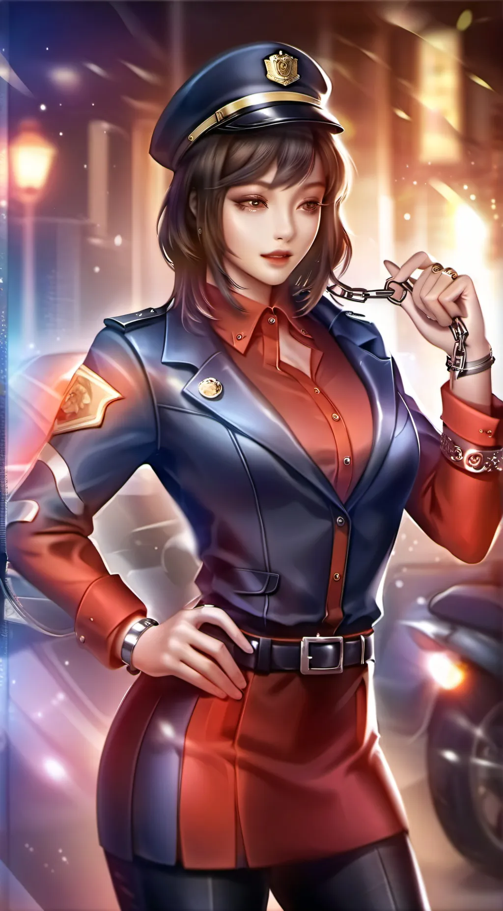 ai character: Officer Guinevere background
