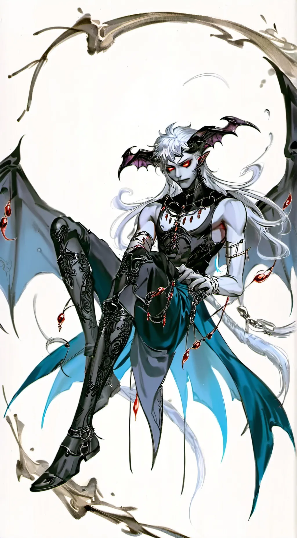 ai character: Night Wolf background