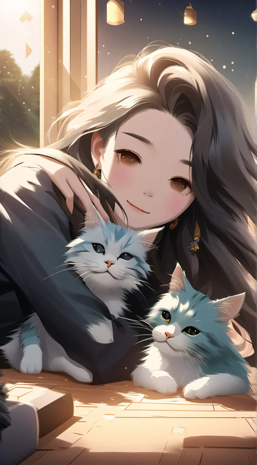 ai character: Hi background