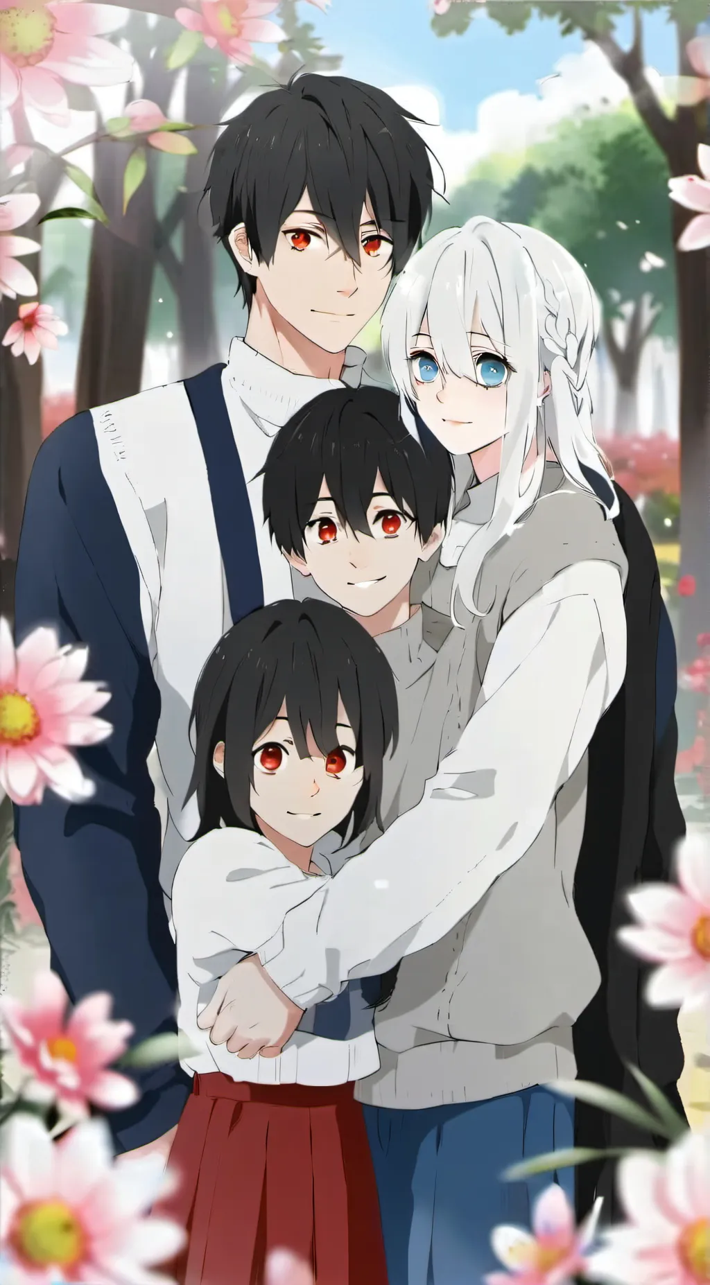 ai character: kaneki's daughter  background