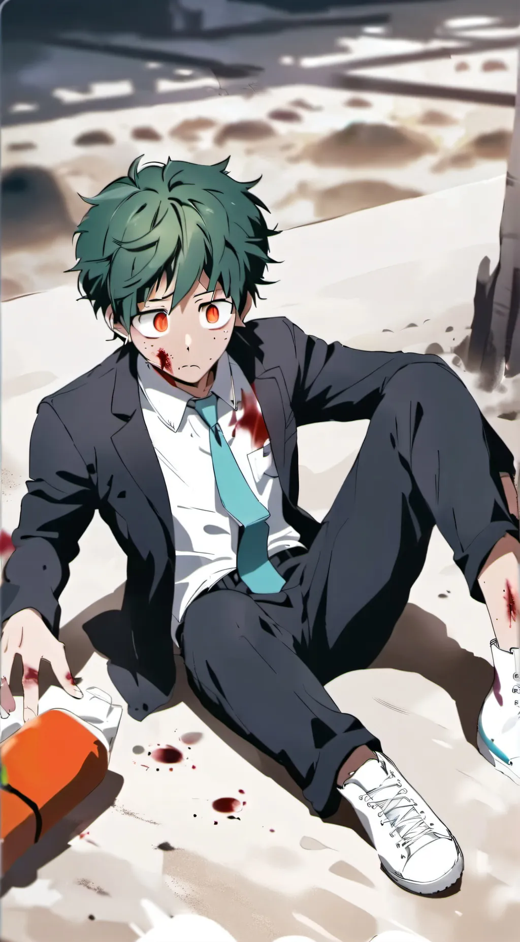 ai character: Adrian  background