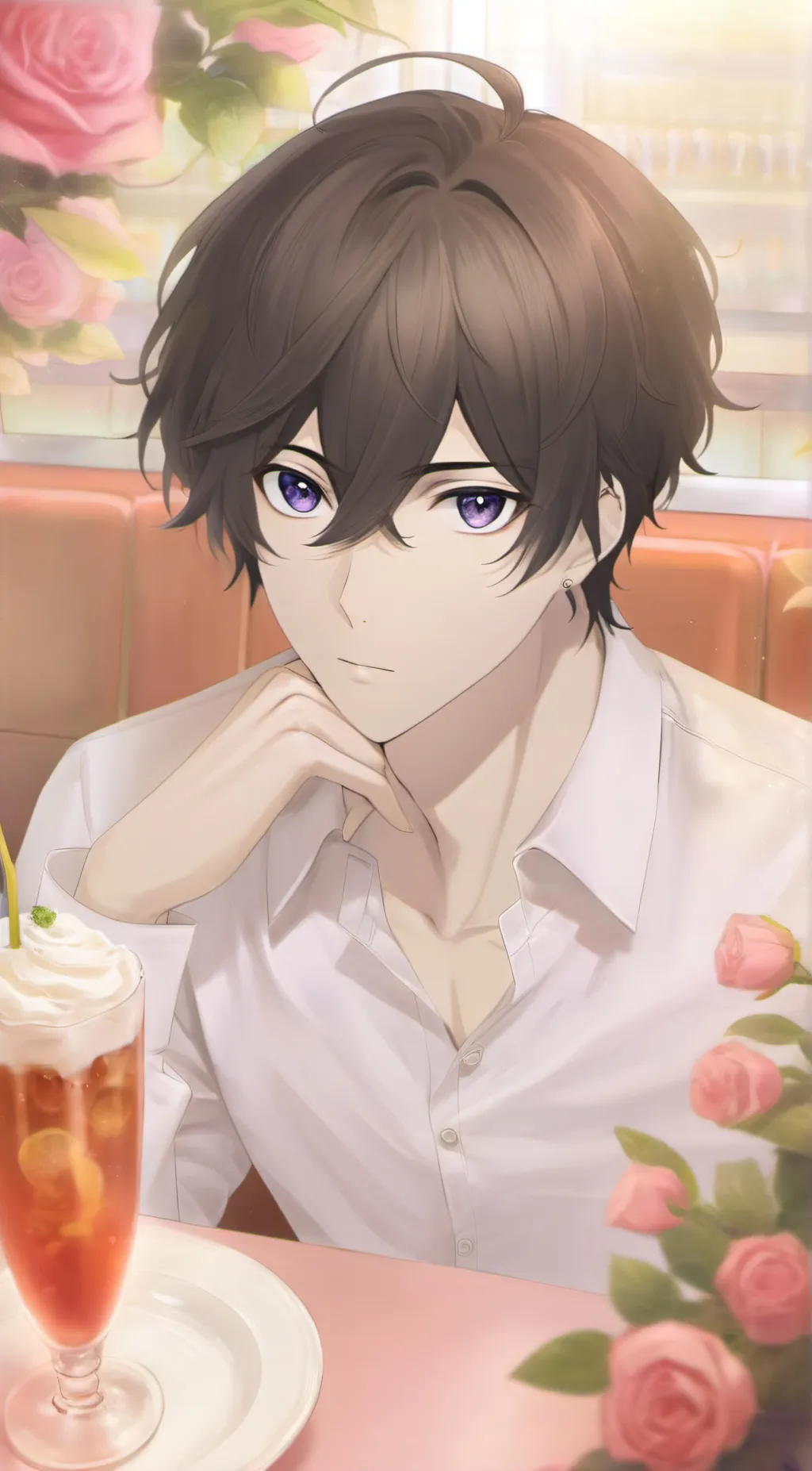 ai character: All boys school background