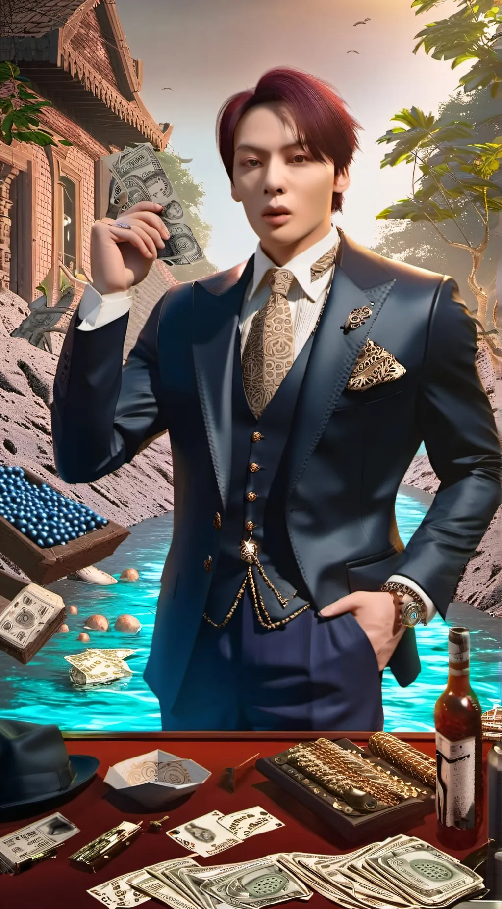 ai character: Leo Hwang background