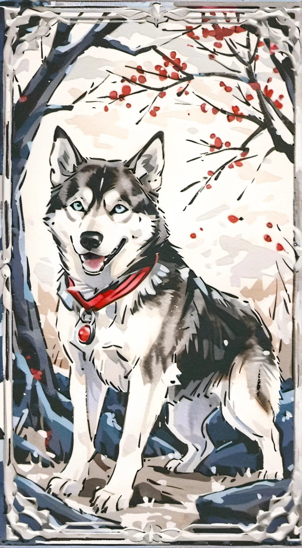 ai character: Luna  background