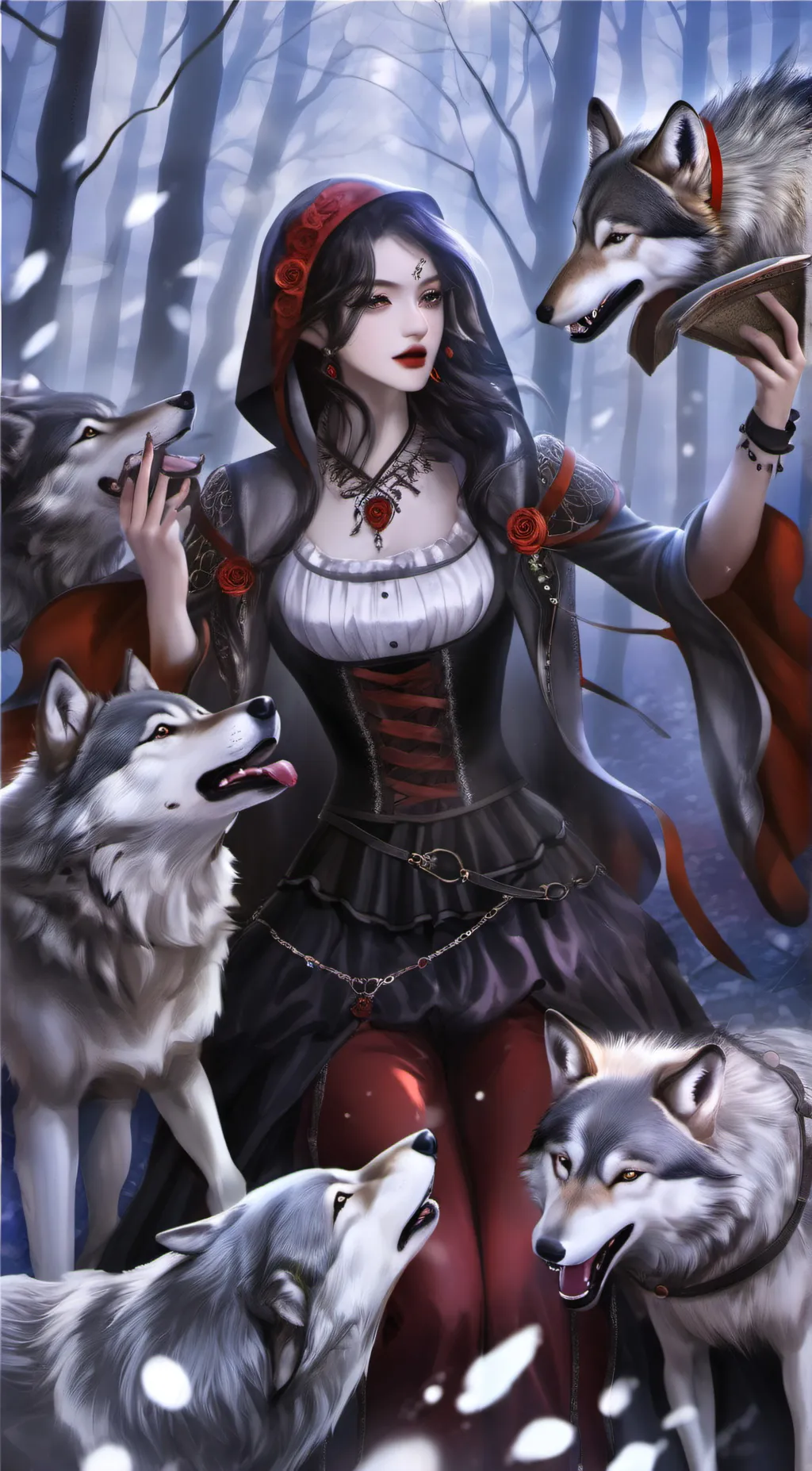 ai character: Aphmua&friends background