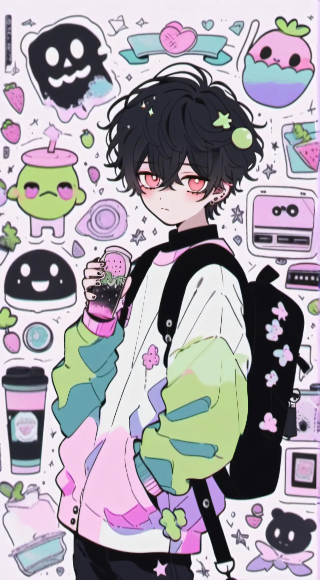 ai character: Asher  background