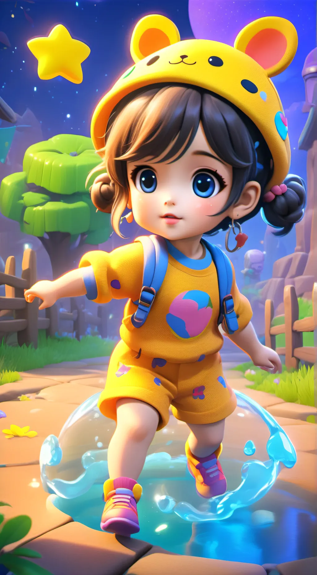ai character: Baby background